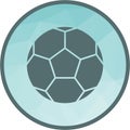 Football icon vector image.