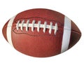 Football Isolated with Clip Path