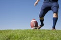 Football Kickoff Horizontal Royalty Free Stock Photo