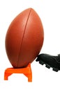 Football Kickoff Isolated Royalty Free Stock Photo