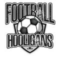 Football logo. Football hooligans