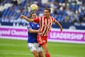 The football match of Bundesliga FC Schalke 04 vs Union Berlin Royalty Free Stock Photo