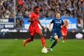 The football match of Bundesliga VfL Bochum 1848 vs RB Leipzig