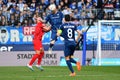 The football match of Bundesliga VfL Bochum 1848 vs RB Leipzig