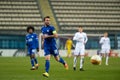 The football match of Group G of UEFA Europa League FC Zorya Luhansk vs Leicester City FC Royalty Free Stock Photo