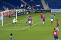 Football match. Mexico-Chile