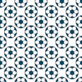 Football pattern. Seamless pattern with a ball on a white background. Background for wrapping paper, socks, clothing, stationery,