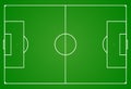 Football pitch vector Royalty Free Stock Photo