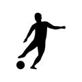 Football player icon vector design Royalty Free Stock Photo