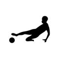 Football player icon vector design Royalty Free Stock Photo