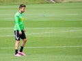 Football player Julian Korb in dress of Borussia Monchengladbach