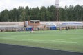 Football practice on the field football practice on the field - Russia Berezniki 25 Jul 2017