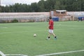 Football practice on the field football practice on the field - Russia Berezniki 25 Jul 2017