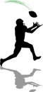 Football Receiver Royalty Free Stock Photo