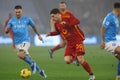 Football: Serie A 2023-2024 - Match day 17 - AS ROMA VS SSC NAPOLI at Olympic Stadium in Rome on 23th december 2023 Royalty Free Stock Photo