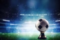 Football shampionship background Royalty Free Stock Photo