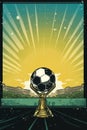 Football shampionship background Royalty Free Stock Photo