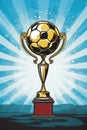 Football shampionship background Royalty Free Stock Photo