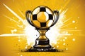 Football shampionship background Royalty Free Stock Photo