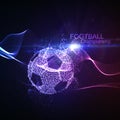 Football or Soccer abstract ball