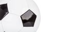 Football soccer ball close-up Royalty Free Stock Photo