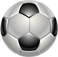 Football or soccer ball icon Royalty Free Stock Photo