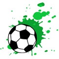 Football, soccer ball illustration Royalty Free Stock Photo