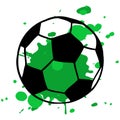 Football, soccer ball illustration Royalty Free Stock Photo