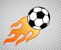 Football, soccer ball illustration Royalty Free Stock Photo