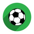 Football, soccer ball illustration Royalty Free Stock Photo