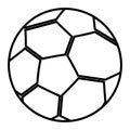 Football soccer balloon icon