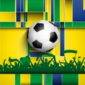 Football / soccer crowd background