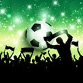 Football or soccer crowd background 1305