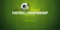 Football or Soccer design banner. Israel Football championship. Vector ball. Vector illustration.