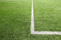 Football and soccer field grass stadium Royalty Free Stock Photo