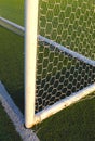 Football soccer goal net Royalty Free Stock Photo