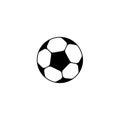 Football or soccer icon in trendy simple  style isolated on white background. Royalty Free Stock Photo