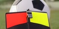 Football soccer rules regulations concept image