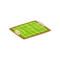 Football or soccer stadium, sports ground vector Illustration on a white background Royalty Free Stock Photo