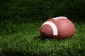 Football in the spotlight Royalty Free Stock Photo