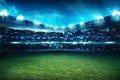 Football stadium background Royalty Free Stock Photo