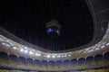Football stadium during Uefa Champions League night Royalty Free Stock Photo
