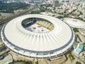 Football stadiums in the world. Maracana stadium with music event.