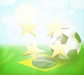 Football Stars Design Royalty Free Stock Photo