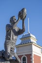 Football Statue in Fremantle