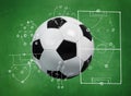 Football strategy Royalty Free Stock Photo