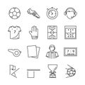 Football symbol for logo, web, app, UI. football icon simple sign. football icon set flat vector illustration for graphic Royalty Free Stock Photo