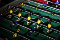 Football table game popular in french bars Royalty Free Stock Photo