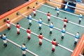 football table soccer player tabletop game Royalty Free Stock Photo