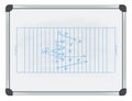 Football tactic on whiteboard